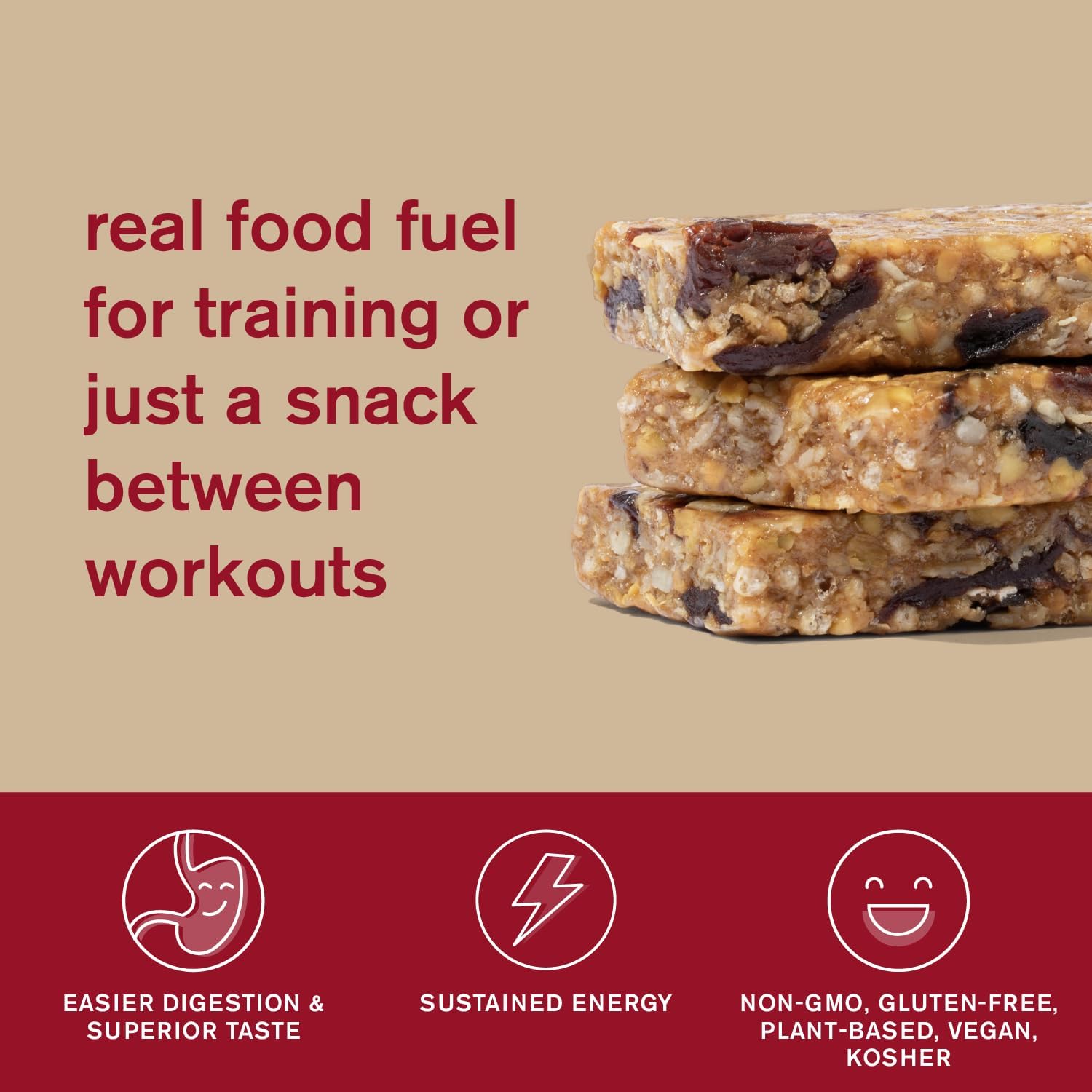 Skratch Labs Energy Bar | Variety Pack (12 Pack) | Plant Based Healthy Snack | Low Sugar, Plant Protein, Ancient Grains | Non-GMO, Gluten Free, Soy Free, Vegan, Kosher