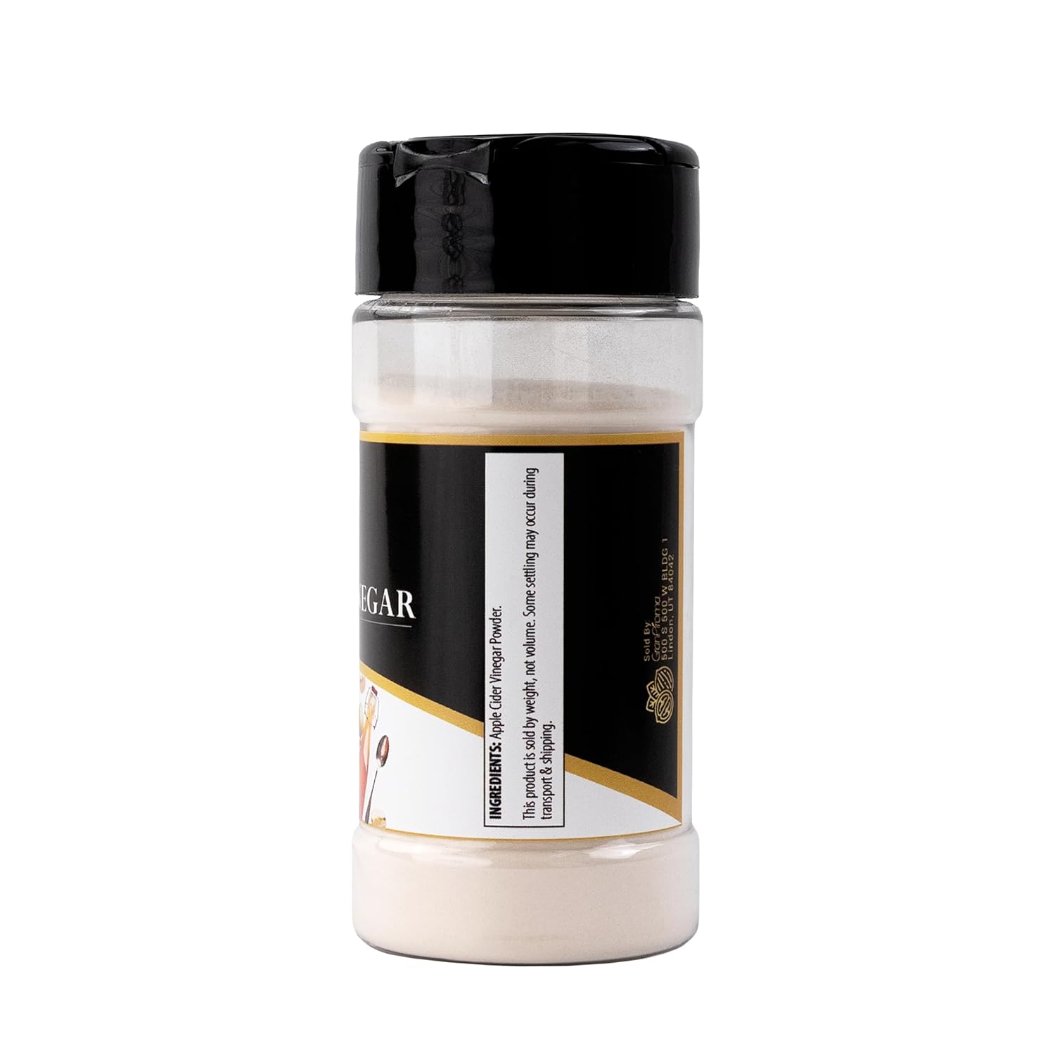 GranAroma Apple Cider Vinegar Powder, 2 oz, Tangy Flavor, Chips & Dips, Seasoning Powder