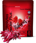 PowderVitamin Electrolytes Powder Plus (20 Servings) Hibiscus Electrolyte Powder, No Maltodextrin, Keto,Sugar Free,Pink Himalayan Salt,1000mg Potassium,120mg Calcium,120mg Magnesium,Hydration Powder