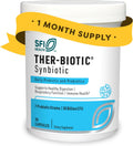 Klaire Labs SFI Health Ther-Biotic Synbiotic Prebiotics & Probiotics for Women & Men - Daily Probiotic with Low FODMAP Prebiotic - Gut, Immune, Respiratory & Digestive Health Support (30 Capsules)