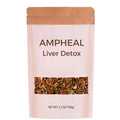 AMPHEAL Kidney + Liver Detox Herbal Tea, Liver Detox Tea Organic, Dandelion Chrysanthemum Cassia Seed Goji Berry Tea, Milk Thistle, Chinese Kidney & Liver Health Tea Bags - 8 Ingredients Natural Blend Formula