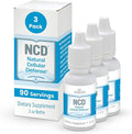 Natural Cellular Defense (NCD) Liquid Supplement, Advanced Mineral & Botanical Formula, Daily Immune & Cellular Wellness, Easy Absorption Drops, pH Balance, Cleansing (Three .5 oz Bottles, 270 serv.)