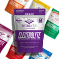 Vitalyte Electrolyte Powder Drink Mix, Isotonic Electrolyte Hydration Mix, Bulk Case Pack (12 Pack, Grape)
