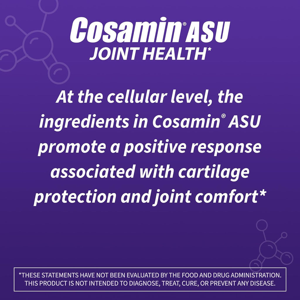 Nutramax Laboratories Cosamin® ASU Joint Health Supplement with Glucosamine, Chondroitin & ASU for Men’s & Women's Joint Health, 90 Capsules