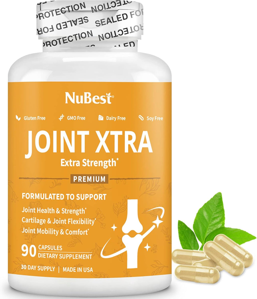 NuBest Joint Xtra - Joint Support Supplement - Joint Health Formula with Triple Joint Strength - Glucosamine, Chondroitin, Turmeric, MSM & Boswellia for Joint Health & Cartilage Health (Pack 5)