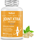 NuBest Joint Xtra - Joint Support Supplement | Joint Health Formula with Triple Joint Strength - Glucosamine, Chondroitin, Turmeric, MSM | 90 Vegan Capsules | 1 Month Supply