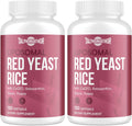 Liposomal Red Yeast Rice 1200mg with CoQ10 & Astaxanthin – Extra Strength Cholesterol, Cardiovascular & Metabolic Support – High Absorption – Citrinin-Free, 120 Softgels (2 Bottle)