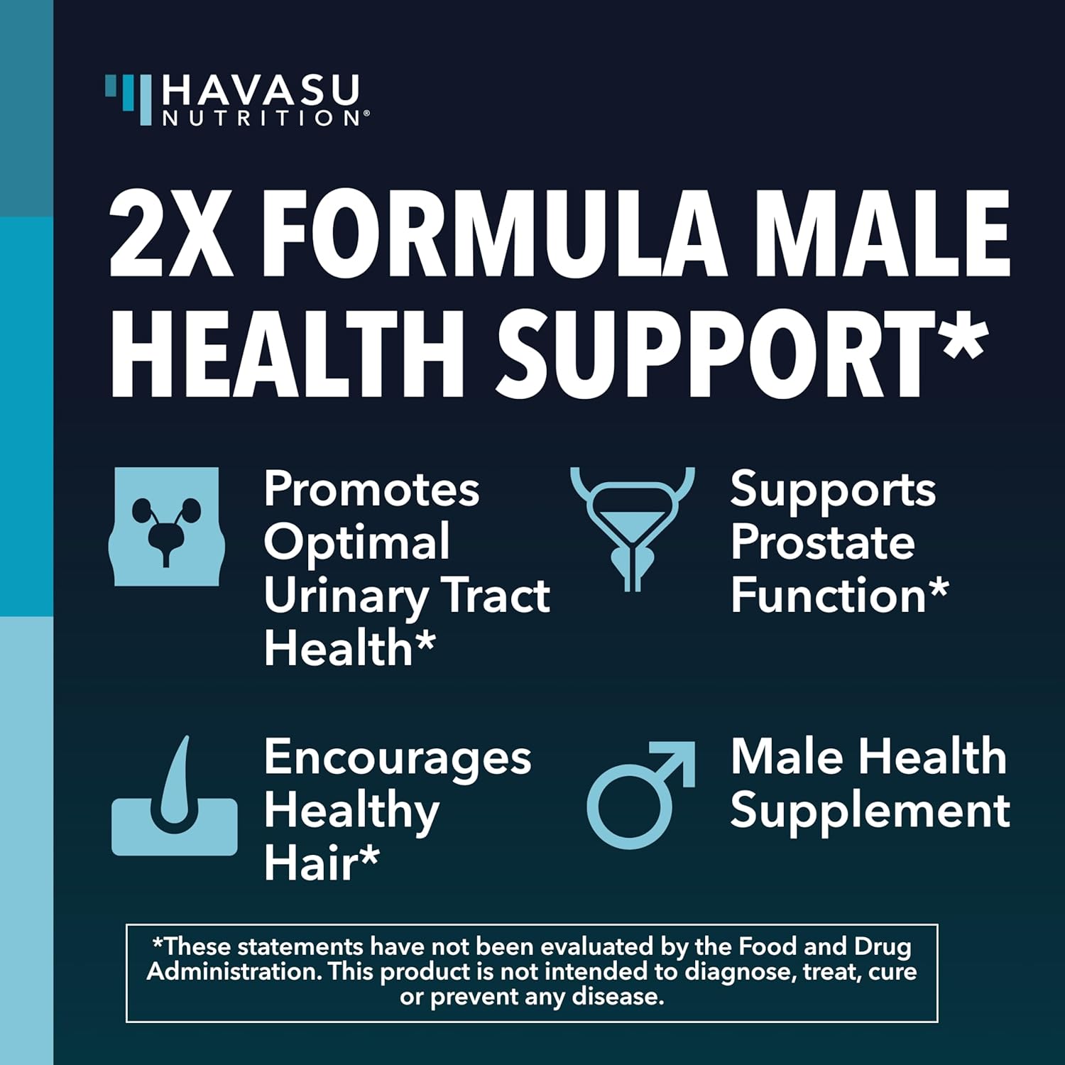 Saw Palmetto with Stinging Nettle Capsules - 2X Prostate Support Supplement for Men’s Health - 120 Count - DHT Blocker for Urinary Tract Function and Hair - Vegan, Non-GMO - 2 Month Supply