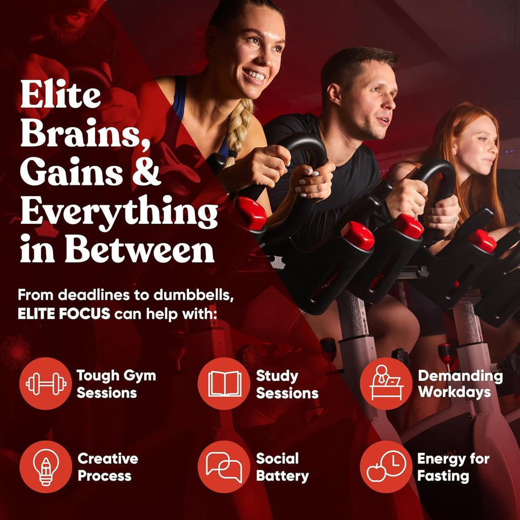 Elite Caffeine Pills with L-Theanine – Jitter-Free Focused Energy Supplements – Clean & Natural Nootropic Stack for Smart Cognitive Performance – 240 Soft Capsules