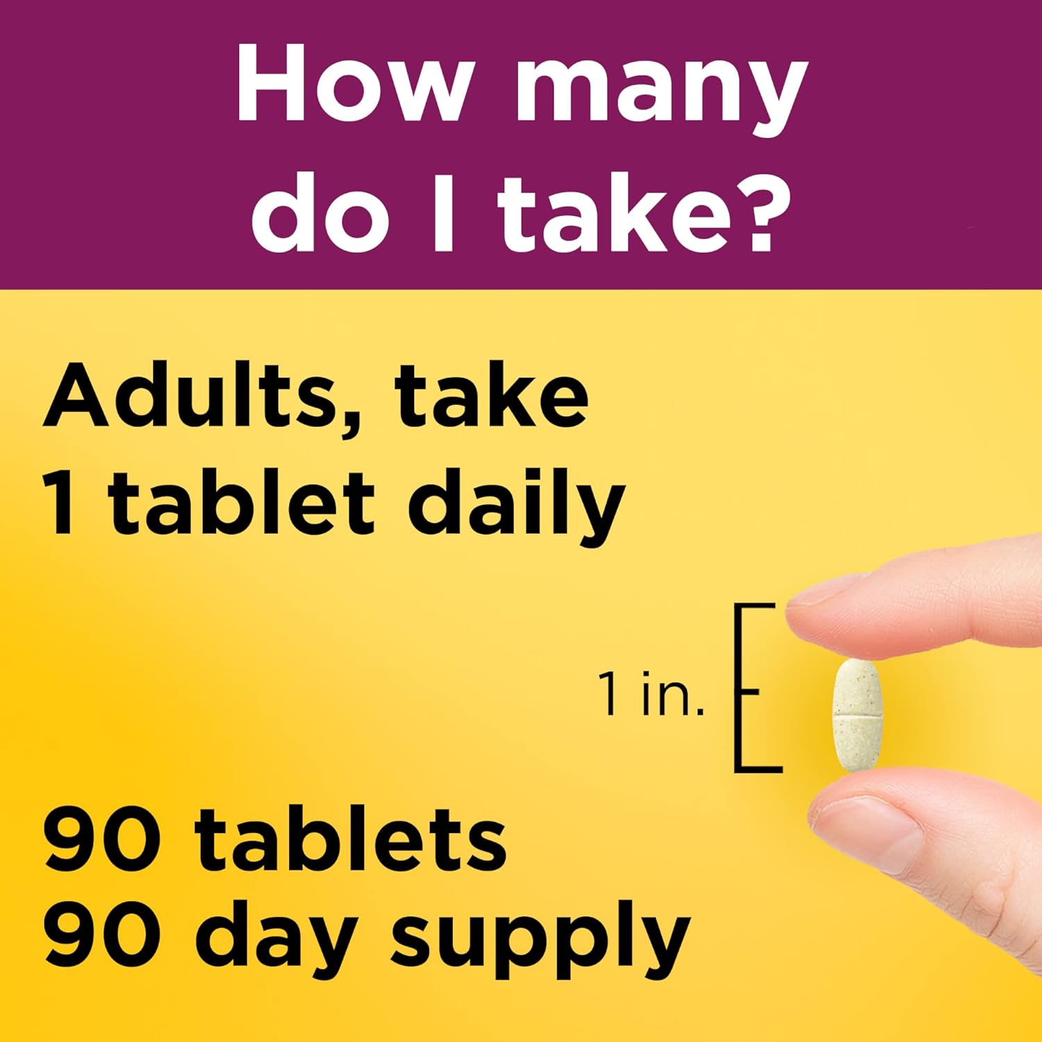 Nature Made Multivitamin For Women 50+ No Iron, Multivitamins for Women 50 Plus, Daily Nutritional Support, Nature Made Multi Vitamins, 90 Tablets, 90 Day Supply