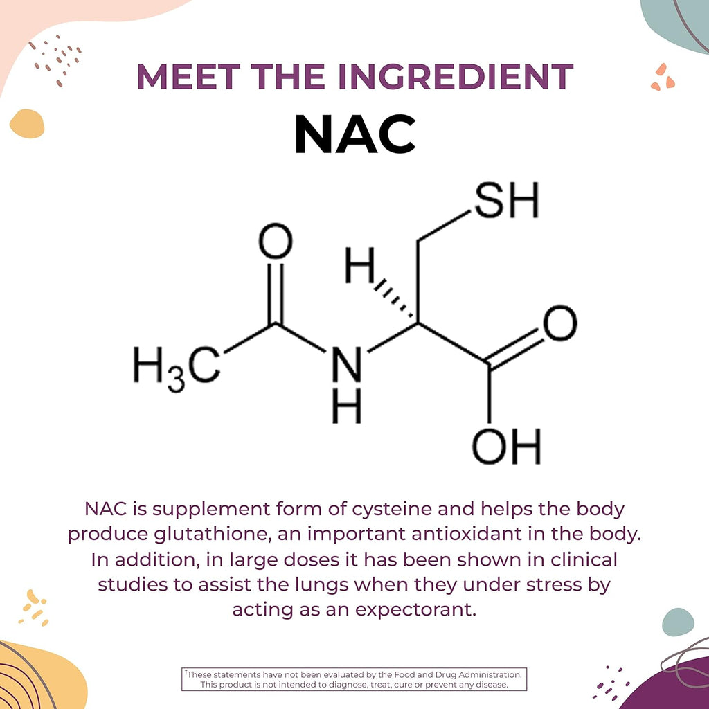 Body Kitchen Mega NAC (N-Acetyl Cysteine) 600 mg with Quercetin, Supports Respiratory Health and Immune Function and Promotes Liver and Kidney Detox, Veggie Caps, (Pack of 3)