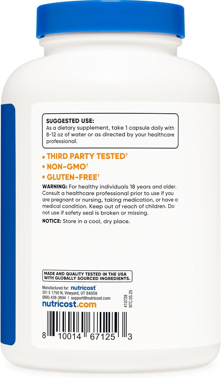 Nutricost L-Arginine L-Citrulline Complex 750mg, 240 Capsules (2 Bottles) - Non-GMO