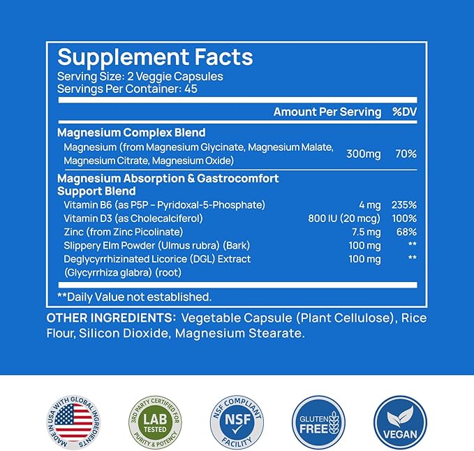 Selerb NAD+ Supplements & Magnesium Complex Bundle for Men, 90 + 60 Capsules