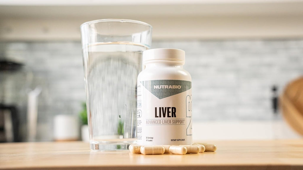 NutraBio Liver Supplement- Advanced Liver Support with Antioxidants, Milk Thistle Liver Detox, Glutathione, Tudca- Promotes Liver Cleanse Detox and Repair- 90 Capsules