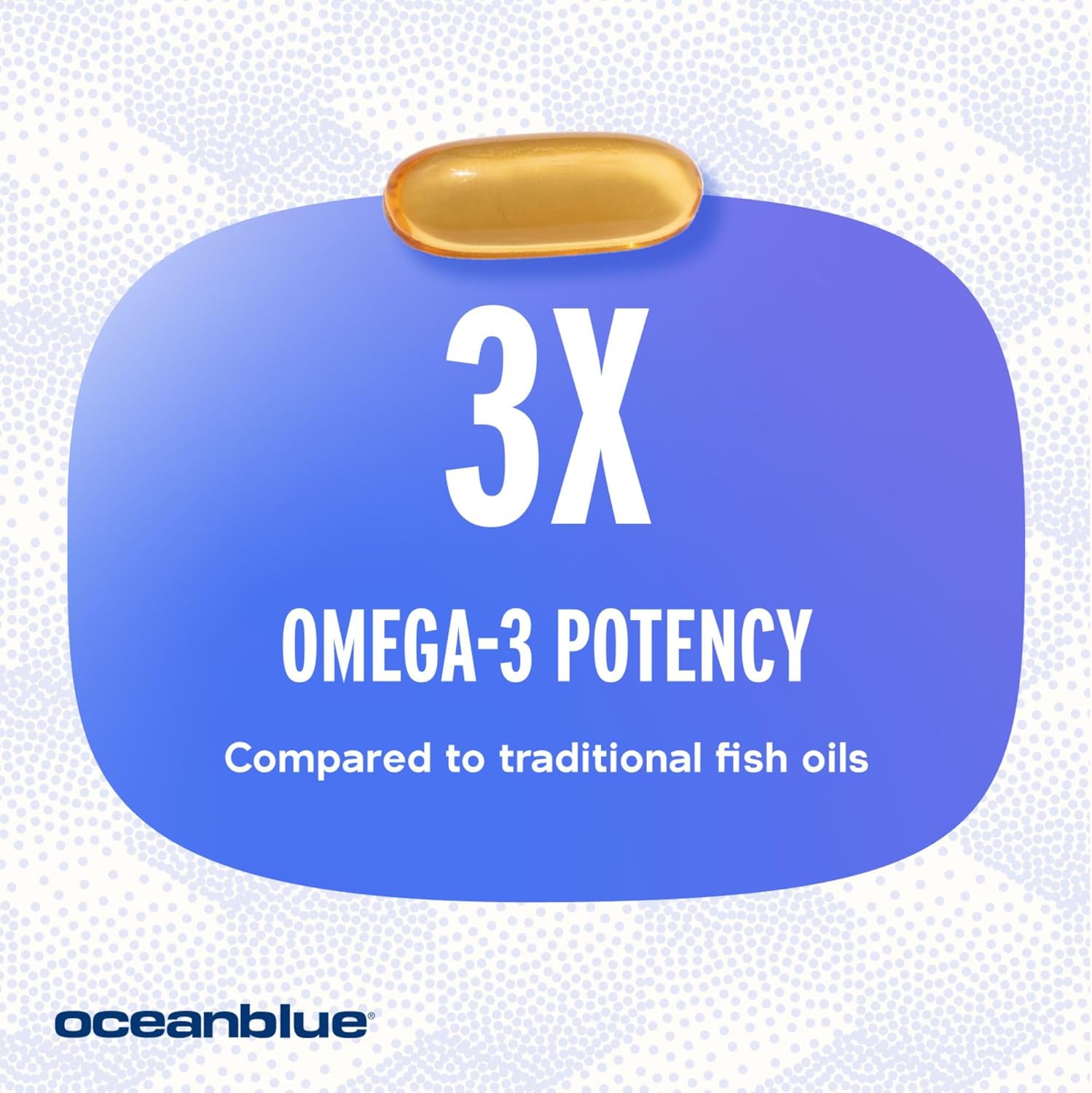Oceanblue Professional Omega-3 2100 with Vitamin K2 and Vitamin D3-60 Count - Triple Strength Burpless Fish Oil Omega-3 Supplement with EPA, DHA & DPA - Wild Caught - Orange Flavor, 30 Servings