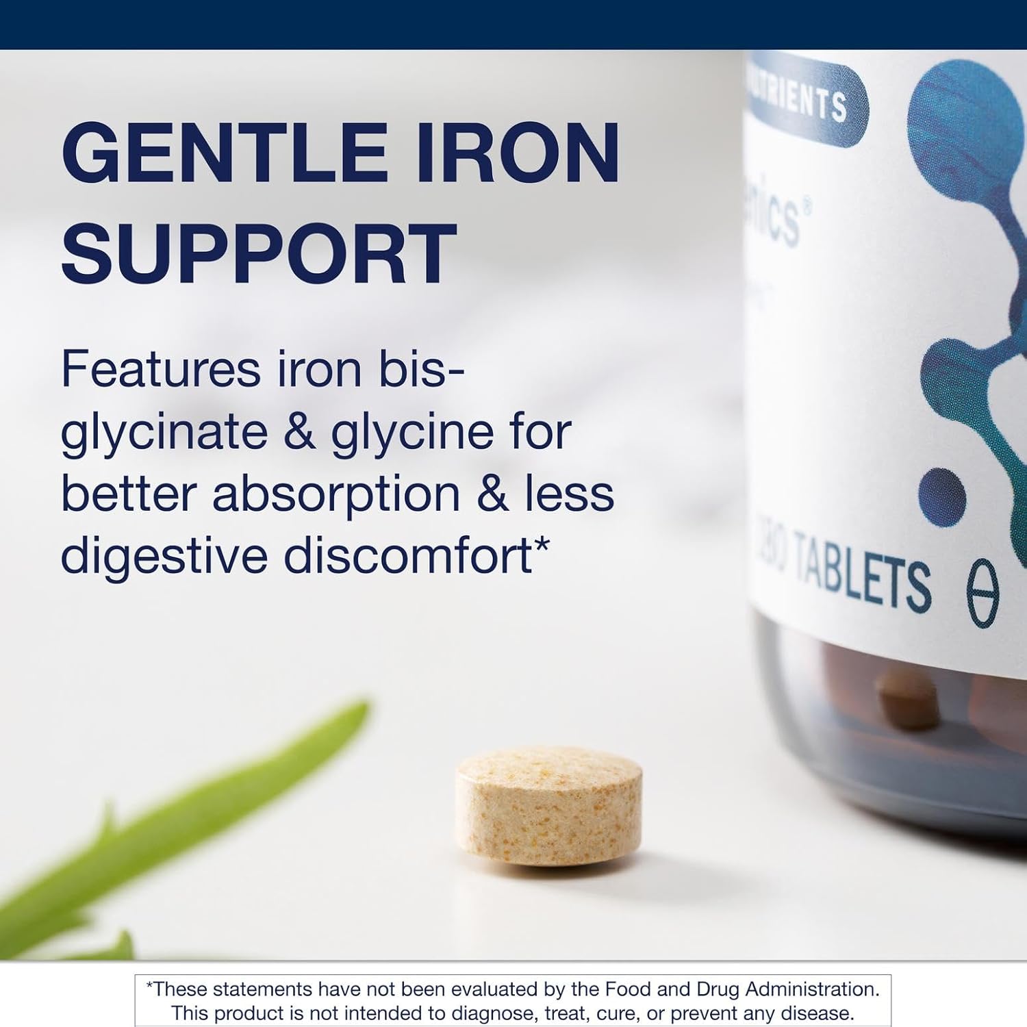 Metagenics Hemagenics - Iron Supplement - Non-Constipating - Vitamin B12, B6 & Folate - Supports Formation & Maintenance of Healthy Red Blood Cells* - Non-GMO, Gluten-Free & Vegetarian - 180 Tablets