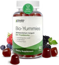 Houston Enzymes BioYummies Postbiotic Digestive Health Supplement with ES1 Postbiotics, Gut Health for Men & Women, Metabolites from Prebiotics and Probiotics, 60 Fruit Punch Flavor Chewable Gummies