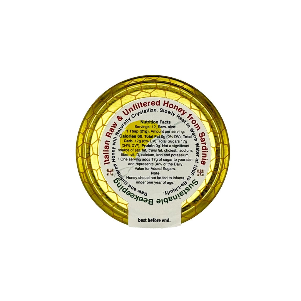 WellEatable Blackberry Organic Raw Honey from Wild Blackberry Flowers, Artisanal Complex and Fruity Honey from Sardinia, Italy - 8.81 Ounce (Pack of 4)