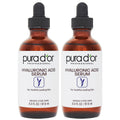 PURA D'OR Hyaluronic Acid Serum For Deep Hydration (3.3oz x2 = 6.6oz) Anti-Aging, Plumping & Moisturizing Formula For Smooth, Supple Skin - Natural Skincare Boost - Fine Lines & Wrinkle Reducer