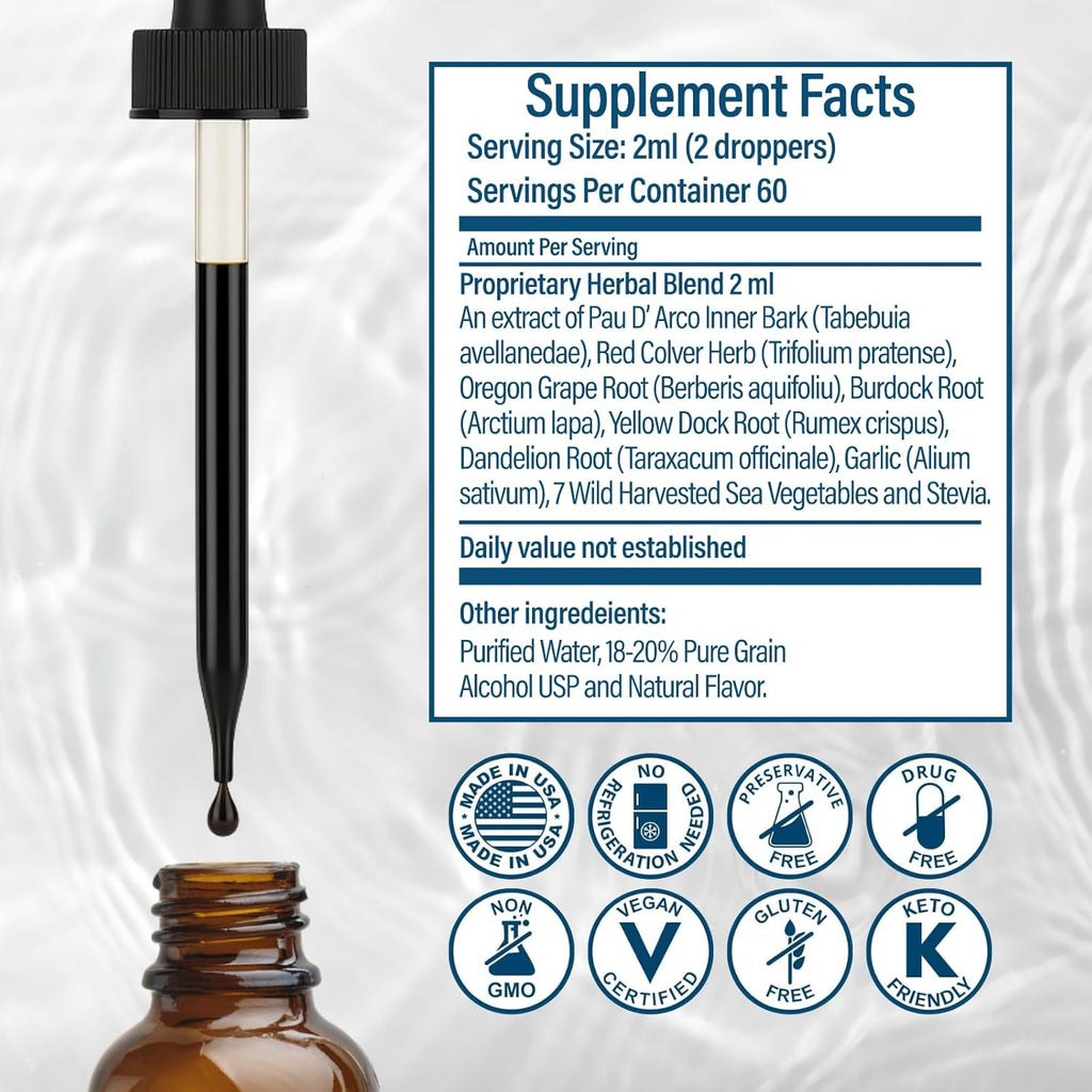 Cleanse & Renew - Liquid Superfood - Gut Health, Bloating, & Immune Support - Overall Wellness - Vegan & Gluten-Free - 30-Day Supply - Made in USA - 30-Day Supply