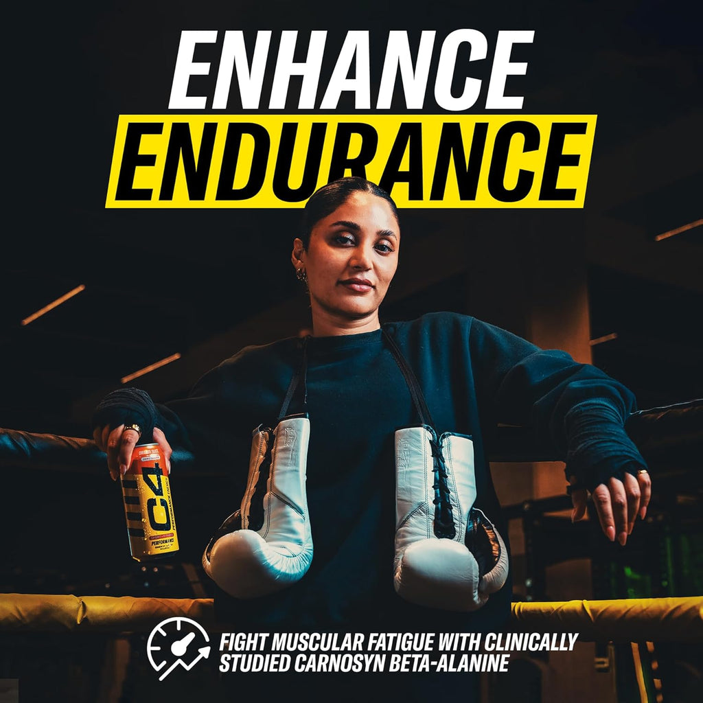 Cellucor C4 Energy Drink 12oz (Pack of 12) - Strawberry Watermelon Ice - Sugar Free Pre Workout Performance Drink with No Artificial Colors or Dyes