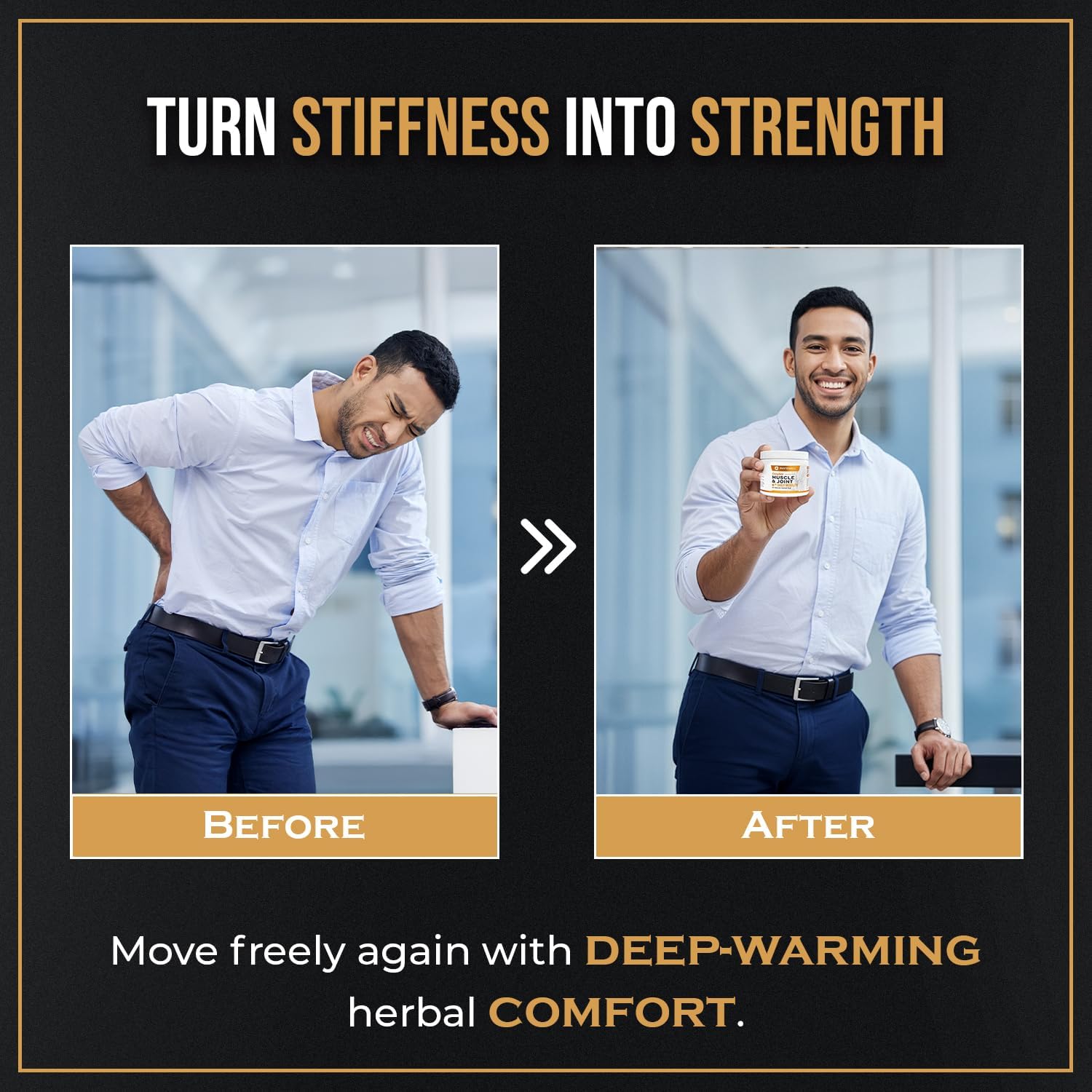 AM Daily Mobility – Warming Herbal Muscle & Joint Rub with Chili Pepper, Clove & Black Pepper – Supports Circulation, Flexibility & Movement, CO₂ Extracted