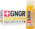 +GNGR Immunity Booster Organic Ginger and Turmeric Shot - Cold Pressed Ginger Shots with Turmeric, Cayenne Pepper, Orange, Lemon for All Natural Immune & Digestive Support (2 Oz, Pack of 12)