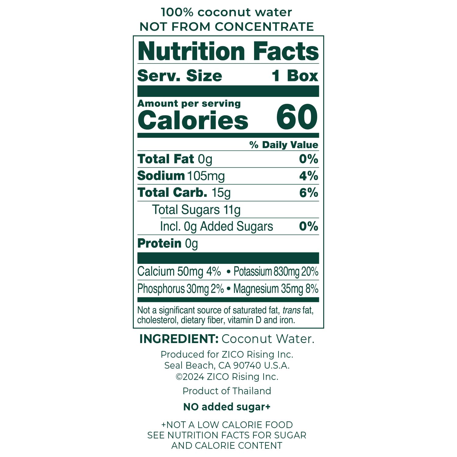 Zico 100% Coconut Water, No added Sugar, Refreshingly Delicious, Hydration with Electrolytes, 11.2 Fl Oz (Pack of 12)