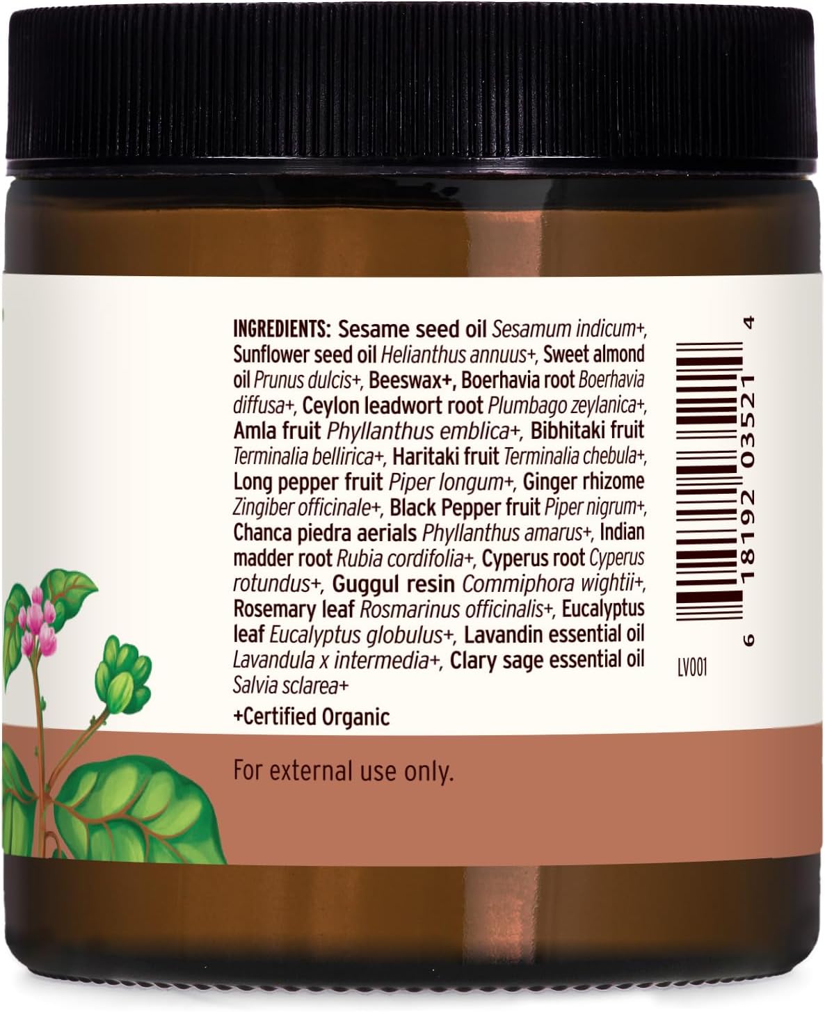 Banyan Botanicals Trim Balm - Certified Organic, 4 oz - Chitrak and Guggulu Increases Metabolism