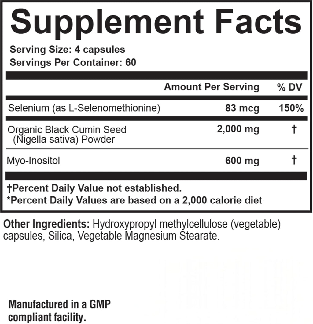 Dr. Westin Childs Hashimoto’s Ab Rx | Organic Black Cumin Seed Nigella Sativa for Immune, Thyroid Antibody Support, Digestion, TPO & Thyroglobulin, Omega 6, 7, 8, Thymoquinone, Selenium - 120 ct