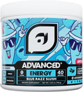 Advanced Energy - Energy Boosting Formula with Electrolytes for Hydration - L-Theanine to Combat Jitters - Sugar Free & Keto Friendly - No Maltodextrin (40 Servings) (Blue Razz Slush)