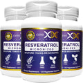 Genex Formulas 99% Micronized Trans-Resveratrol with BioPerine for Absorption 1000mg | Pure Organic Pharmaceutical Grade Trans-Resveratrol Capsules for Healthy Aging, 120 Capsules (3)