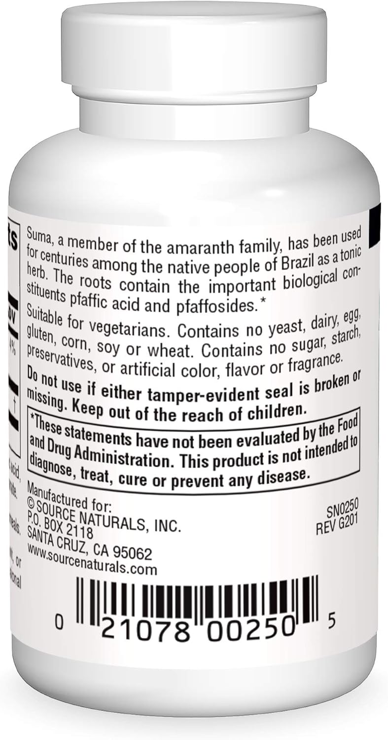 Source Naturals, Inc. Suma from Brazil 24 Tablet