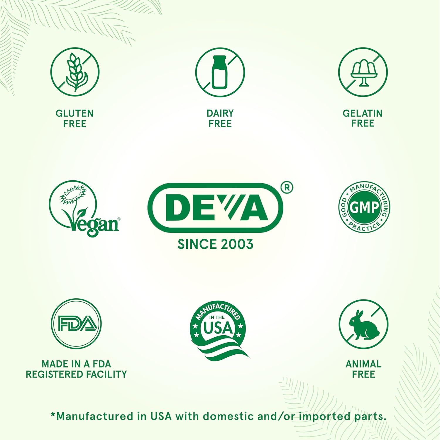 DEVA Vegan Omega-3 DHA-EPA 500MG 2-Pack – No Carrageenan, Non-Fish Oil Derived from Algae, Non-GMO, 60 Gelatin-Free Softgels Ea