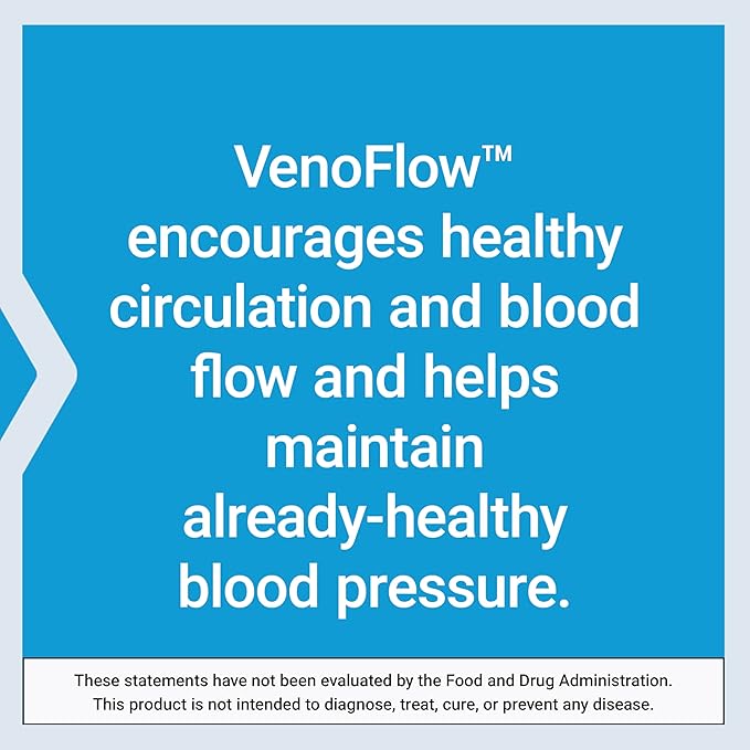 Life Extension VenoFlow™, nattokinase Enzyme, French Maritime Pine bark Extract, Supports Healthy Vascular Function, arm and Leg Circulation, Gluten Free, Non-GMO, Vegetarian, 1-Daily, 30 Capsules