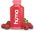 Huma Chia Energy Gel, Raspberries, 24 Gels, 25mg Caffeine - Sports Nutrition for Endurance Exercise