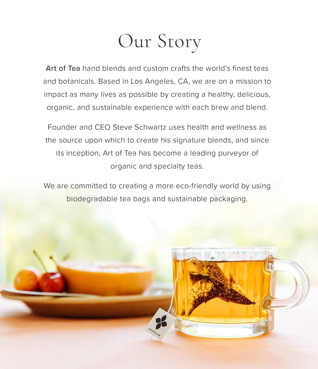 Art of Tea | Feel Better 2.5oz (Elderberry, Echinacea, Cinnamon, and Green Rooibos Tea) | Wellness Loose Leaf Artisan Tea