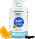 Liposomal Vitamin C 1000mg by Core Med Science, 270 Softgels - Non-GMO Natural Liposomal Vitamin C Supplement That Promotes Healthy Skin - Immune System Booster for Adults, Supports Collagen Formation