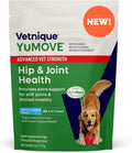 YuMOVE Hip & Joint Supplement for Dogs with Glucosamine, Hyaluronic Acid, Green Lipped Mussel & Omega 3 Joint Supplement - Regular or Advanced Strength (45ct, Advanced Vet Strength Soft Chews)