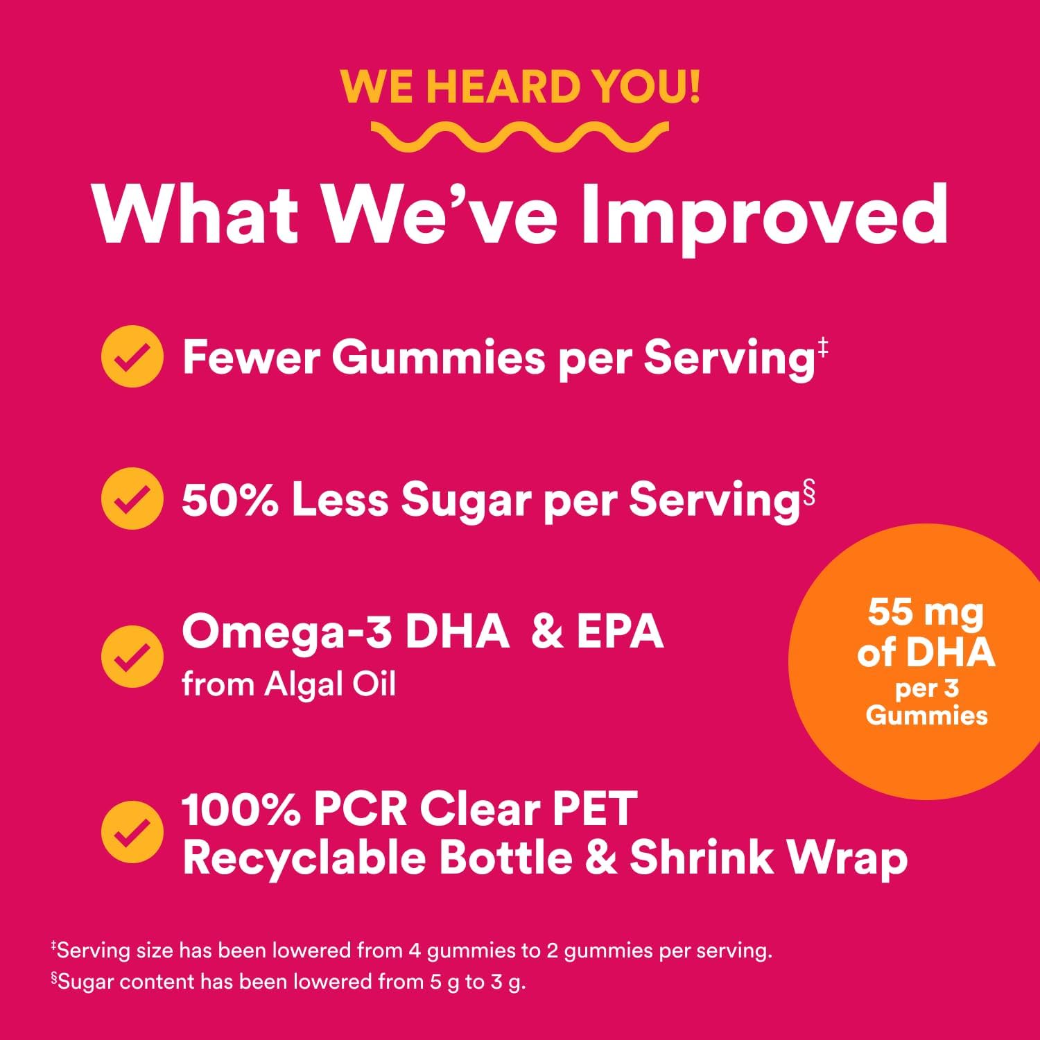 SmartyPants Women's Multivitamin Gummies - Improved Formula: Omega 3 (DHA/EPA), Methylfolate, CoQ10, Vitamin D3, C, Vitamin B12, B6, A, K & Zinc, Inositol, Gluten Free, 120 Count (40 Day Supply)