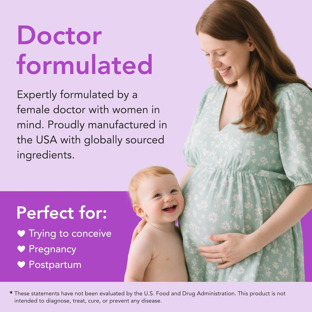 Premom Prenatal Choline Bitartrate Supplement: 550mg for Cognitive Development Meet Daily Needs– Nutritional Support for Pregnancy & Metabolism, Baby Brain Development – 60 Capsules, 30 Days Supply