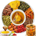 Goji Berry Chrysanthemum Tea, Kidney & Liver Detox Tea, Dandelion Wolfberry Chinese Chrysanthemunn Cassia Seed Tea Bags with Eight Herbal Ingredients (2Box/30 Bags)