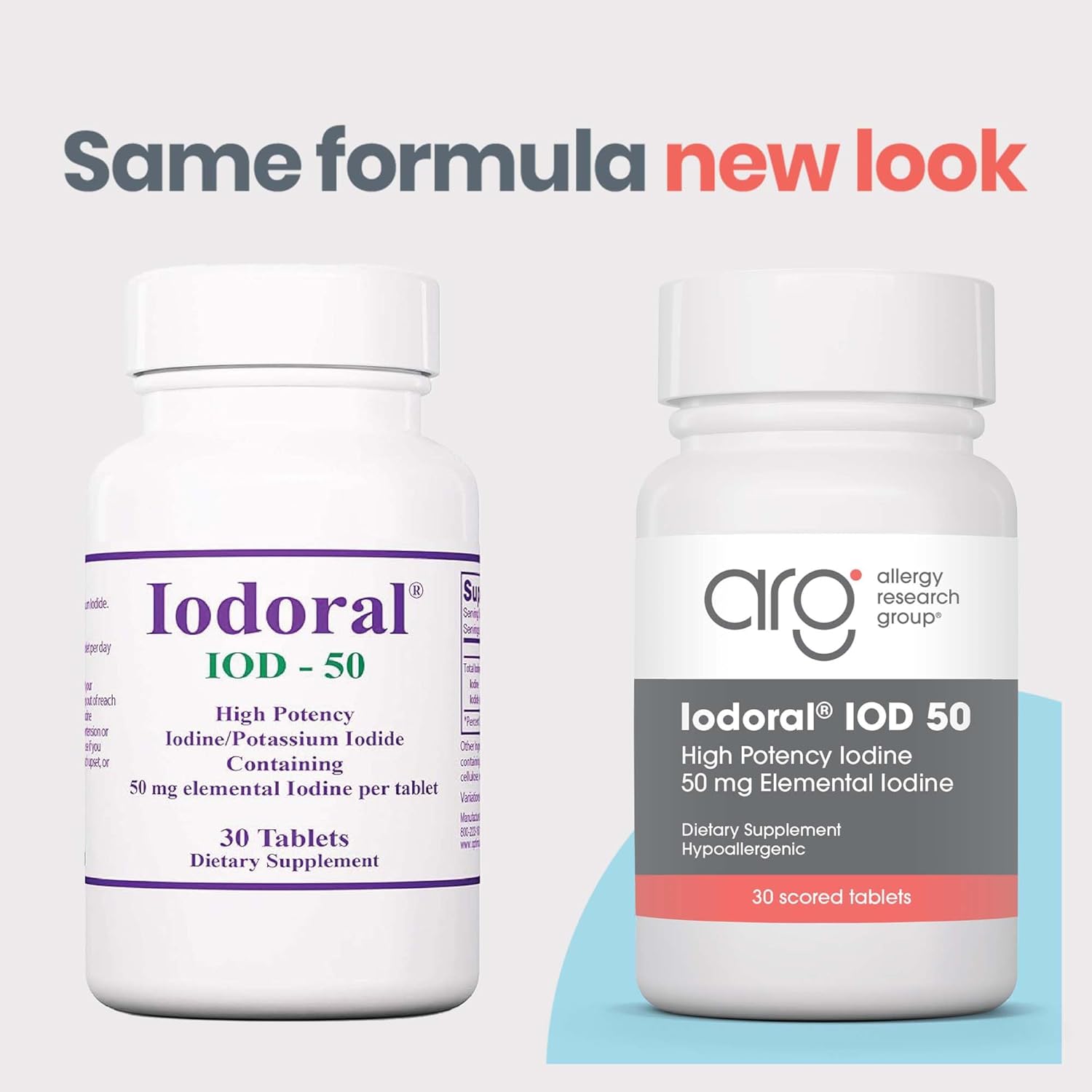 Optimox Iodoral 50 mg Supplement - Potassium Iodide Tablets, High Potency Iodine Tablets, Iodine Supplements for Thyroid Support, Daily Vitamins and Minerals, Lugol's Iodine Solution - 30 Count.
