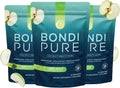 Bondi Pure - Daily Health & Detox Drink - Promote Gut Health & Energy Support During a Cleanse or Intermittent Fasting - Plant-Based Fibers, Alkalizing Super Greens - Green Apple (3-Pack)