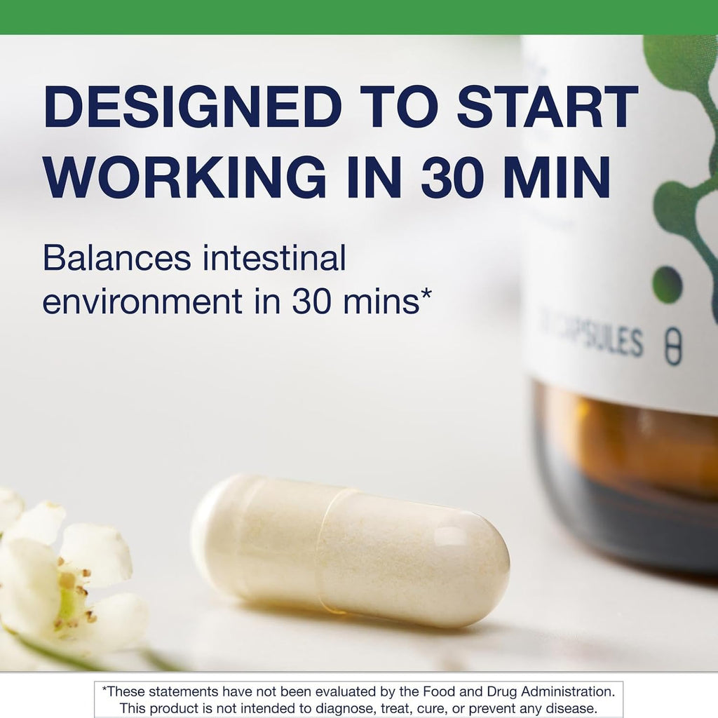 Metagenics UltraFlora IB Probiotic - Relief for Occasional Intestinal Distress* - Probiotics for Digestive Health* - Anti-Bloat for Men & Women* - 60 Billion CFU - Non-GMO, Gluten-Free - 30 Capsules