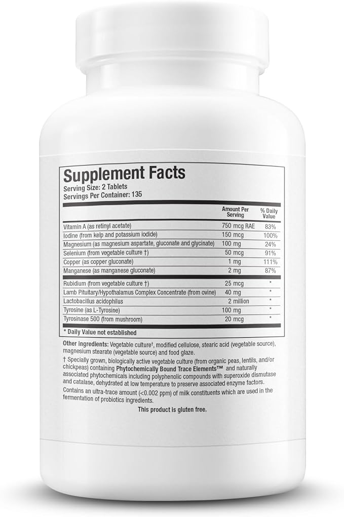 Biotics Research Thyrostim™–Endocrine & Thyroid Support for Women & Men–Supplement Balance Thyroid Hormones, Supports Thyroid Gland, Boost Metabolism, Aid Digestion & Nervous System–270 Tablets