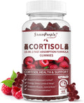 Cortisol Supplements for Women - 15-in- 1 Cortisol Reducer Detox Manager with Ashwagandha/Magnesium/L-theanine/Phosphatidylserine/Vitamin B6 for Mood/Focus & Sleep 60CT