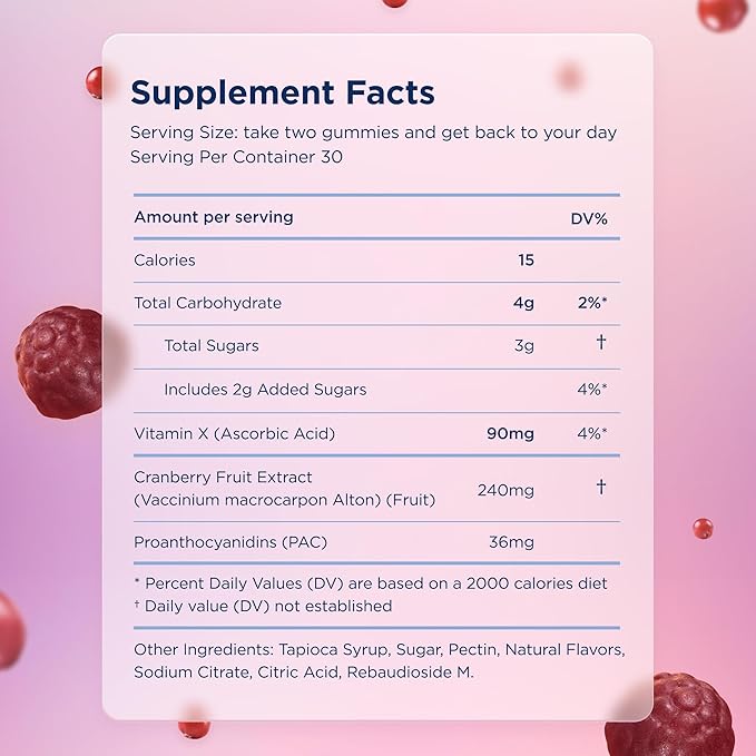 Canary High-Dose Hero - Urinary Tract Health Gummies Dietary Supplement, Helps Cleanse & Protect, Delicious Natural Cranberry Flavor, 60 Gummies