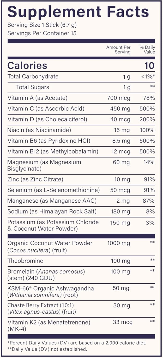 Beam Glow, Hormone Balance for Women, Thyroid Support for Women, Natural Hormone Support Powder with Selenium and Bromelain, PMS Relief, Energy, Hair Skin & Nails, Vegan, No Sugar, 15 Servings