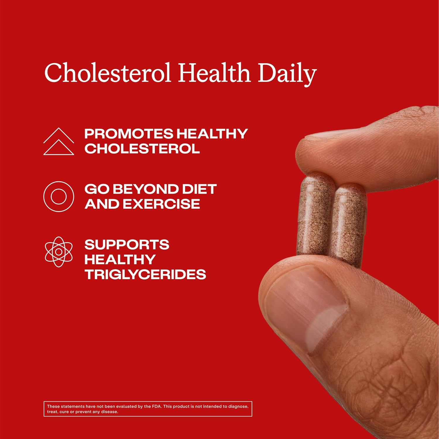 Humann Cholesterol Health Daily, Cholesterol & Lipid Support Supplement, Citrus Bergamot and Aged Black Garlic, 60 Capsules